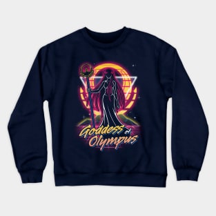 Retro Olympus Goddess Crewneck Sweatshirt